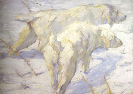 Franz Marc Siberian Sheepdogs (mk34)